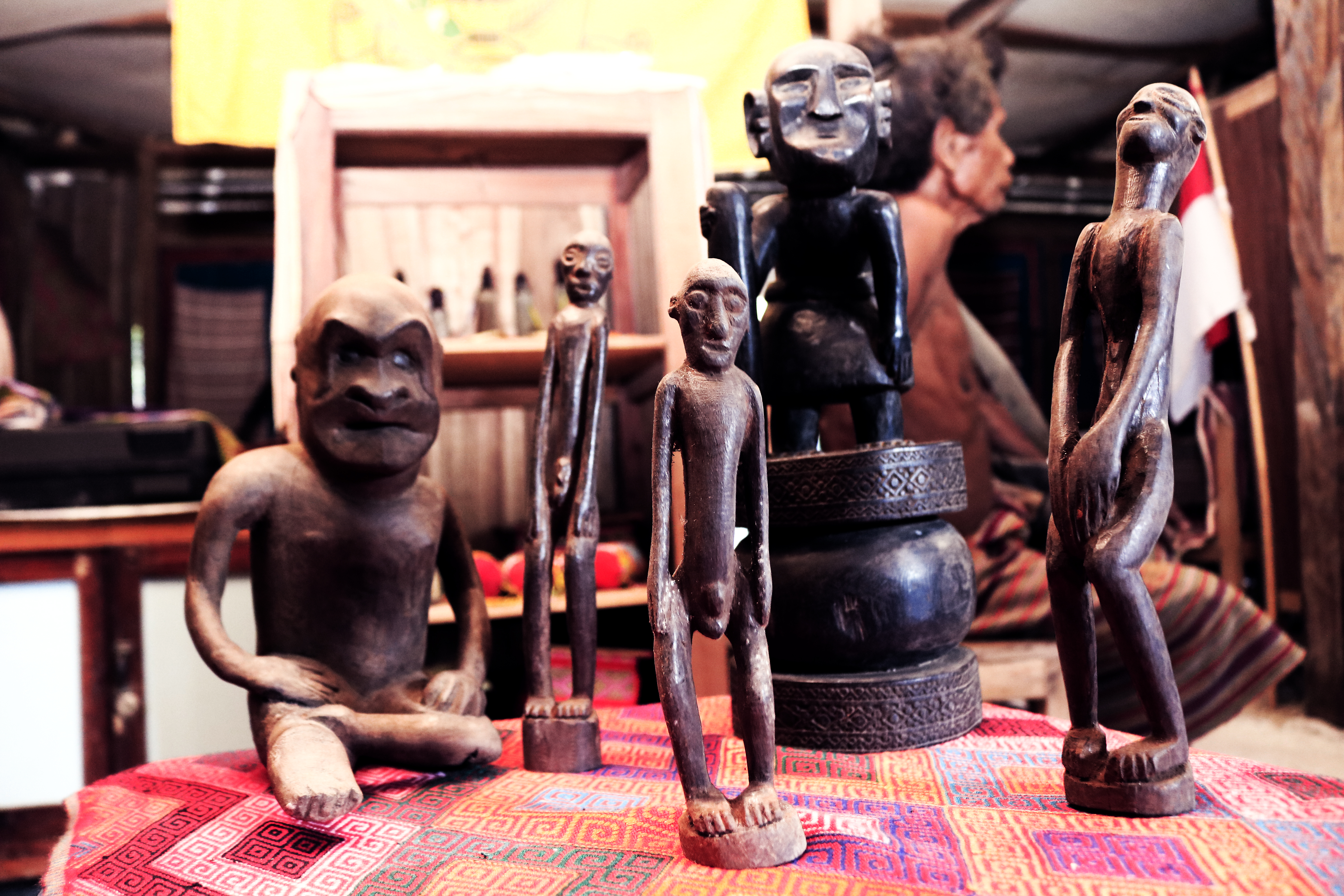 Patung tradisional di sebuah desa di TTS